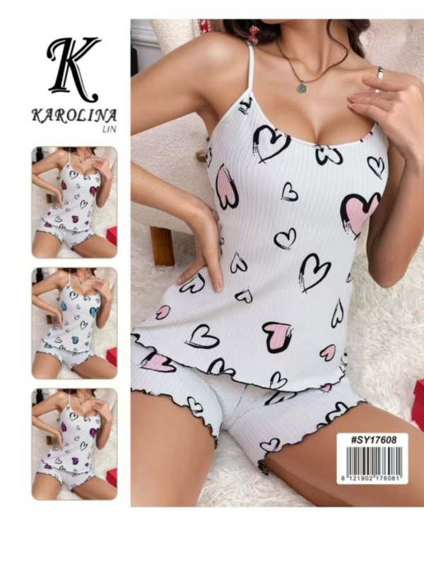 Piżama damska Roz Standard, Mix kolor Paczka 10 szt 1